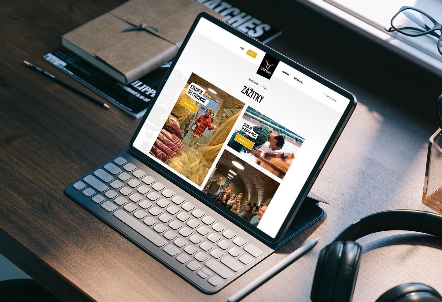 Pivovar Zlatá Kráva web