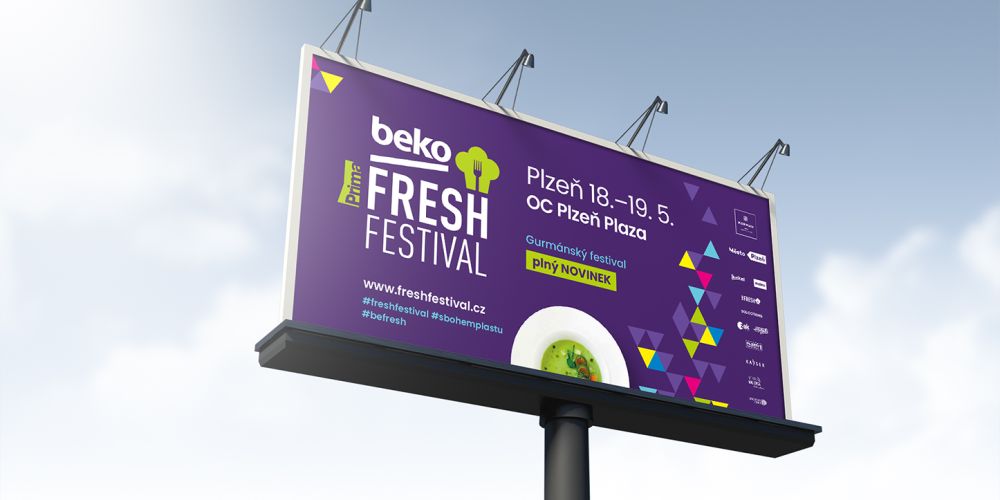 The visual style for the Fresh Festival