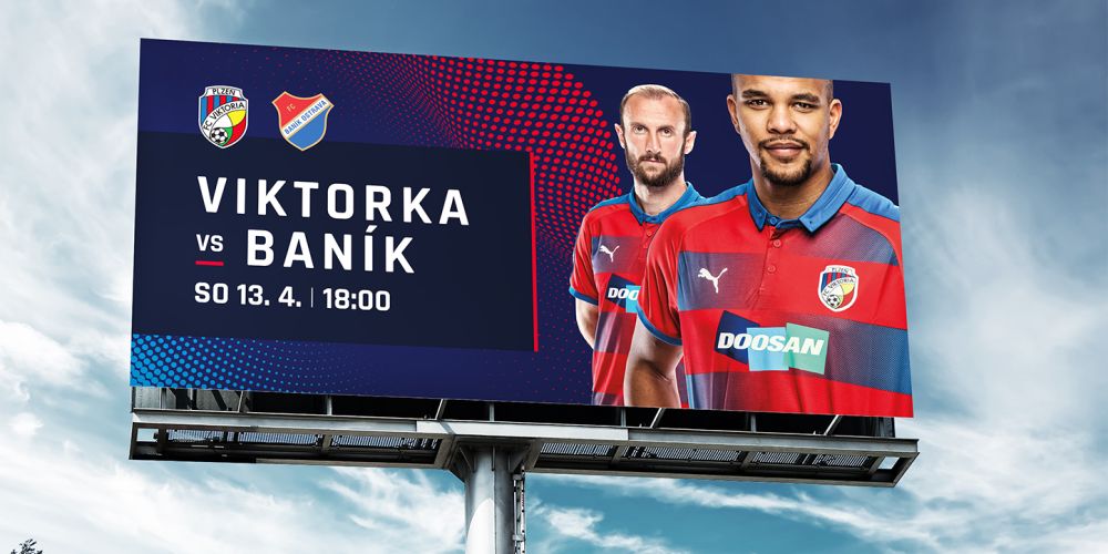 We are the general graphic design studio for the Victoria Plzeň football club