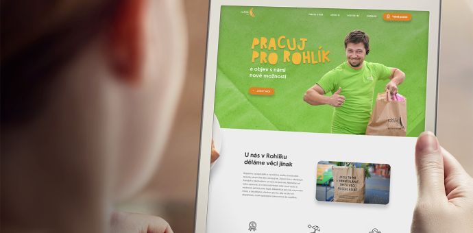 Kariérní web pro Rohlík.cz