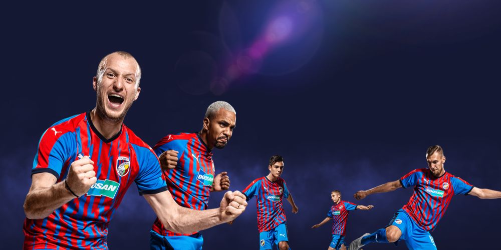 The graphic design of the Viktoria Plzeň FC calendar