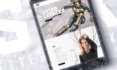 Olympijská vítězka Ester Ledecká má nový web