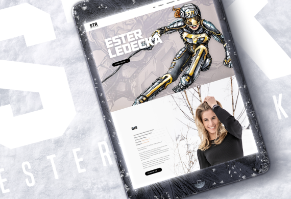 Olympijská vítězka Ester Ledecká má nový web
