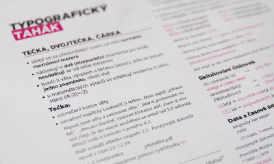 Tahák typografie pro každého. A povinně!