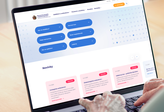 Jak jsme proměnili 366stránkový web nemocnice v přehledný zdroj informací?