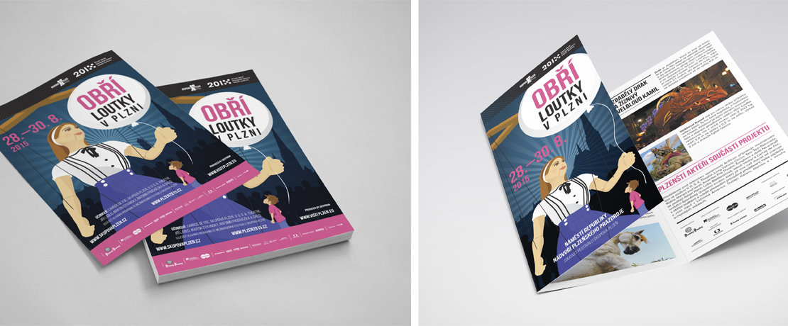 Lákáme na obří loutky v Plzni