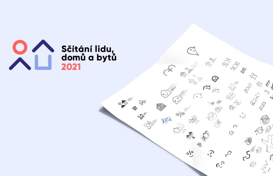 Cesta výběrovým řízením na logo Sčítání lidu 2021